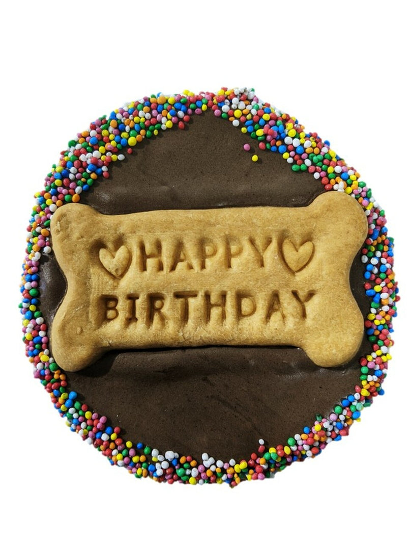 Huds & Toke Birthday Cake Cookie Treat - Carob