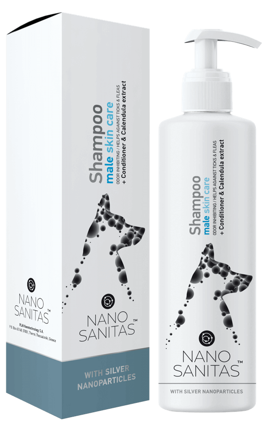 Nano Sanitas Male Skin Care Dog Shampoo 250 ml-1831155596787847168