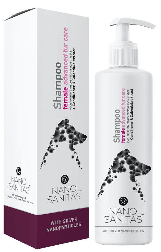 Nano Sanitas Female Fur Care Dog Shampoo 250 ml-1831155596901093376