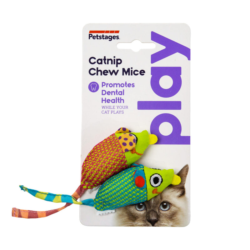 Petstages Catnip Chew Mice Toys