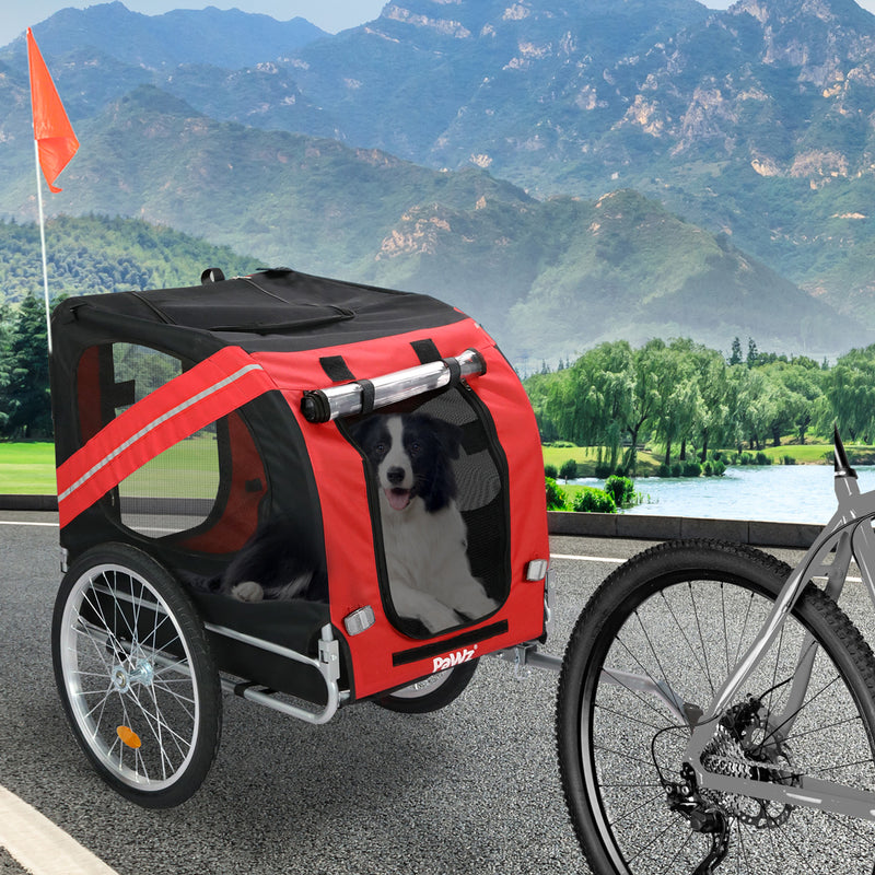 PaWz Pet Trailer Bike Sunroof-1831593105317564422