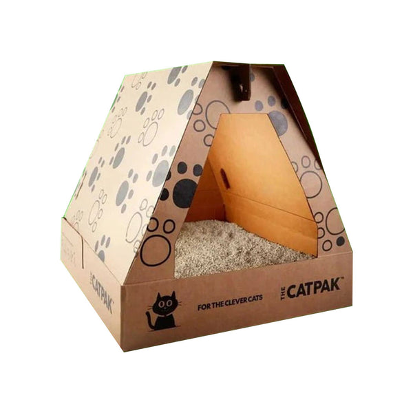 Portable Cat Litter Box with Litter