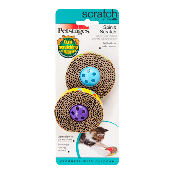 Petstages Spin & Scratch Cat Toy