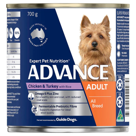 Advance Adult Dog Wet Food - Chicken & Turkey with Rice