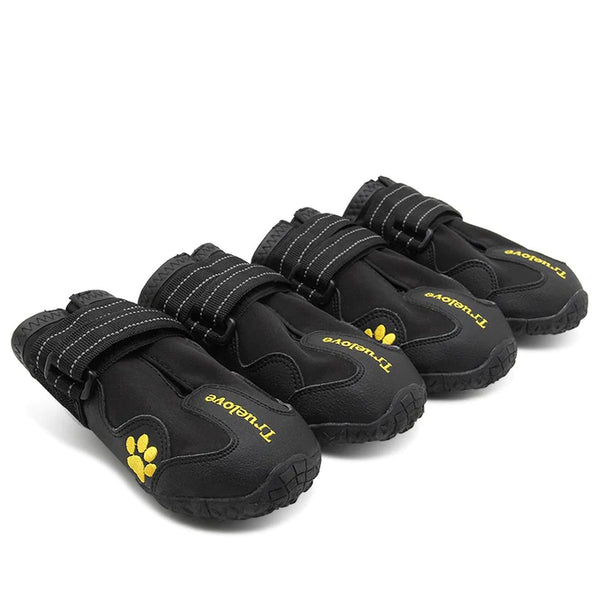 True Love Outdoor Adventure Dog Shoes - Black, Size 3