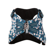 True Love Floral Doggy Harness - Blue, XL-1831155625221033988