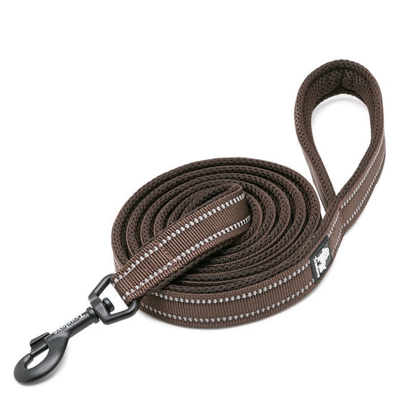 True Love Reflective Pet Leash 2m - Brown, L-1831155648100962305