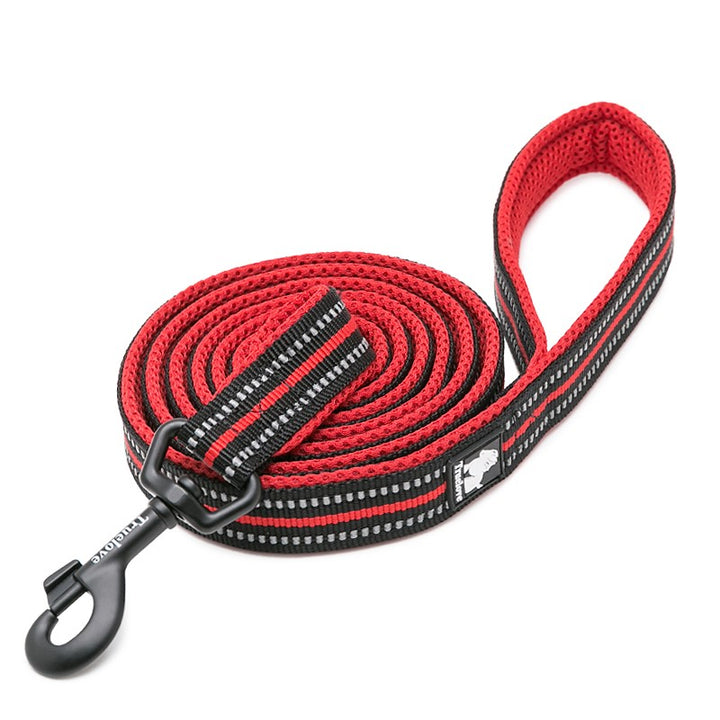 True Love Reflective Pet Leash 2m - Red, M-1831155649048875008