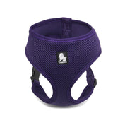 Dog Harness with Steel D Ring - Purple, XS-1831155621622321152