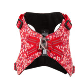 True Love Floral Doggy Harness - Red, XS-1831155623841107970