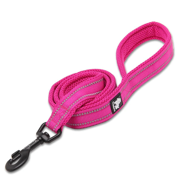 True Love Reflective Pet Leash 2m - Pink, XS