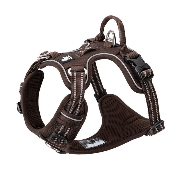 True Love No Pull Explosion Proof Dog Harness - Brown, XL-1831155633580281858