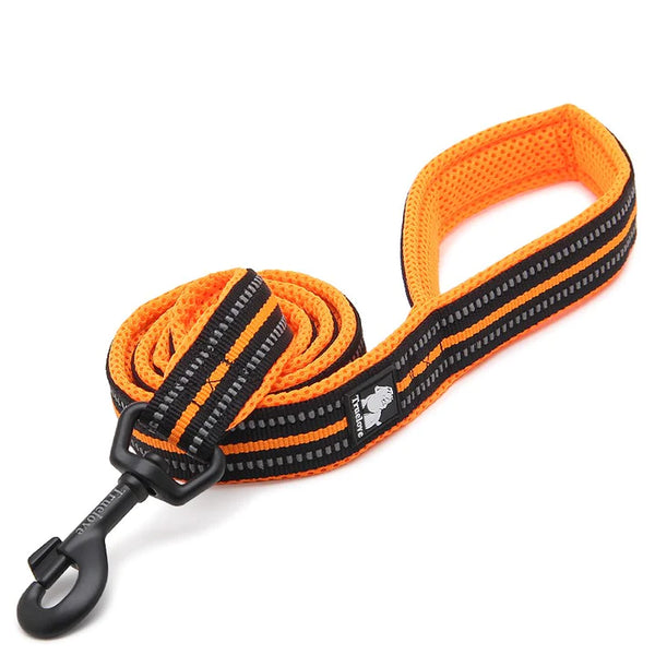 True Love Reflective Pet Leash 2m - Orange, XS