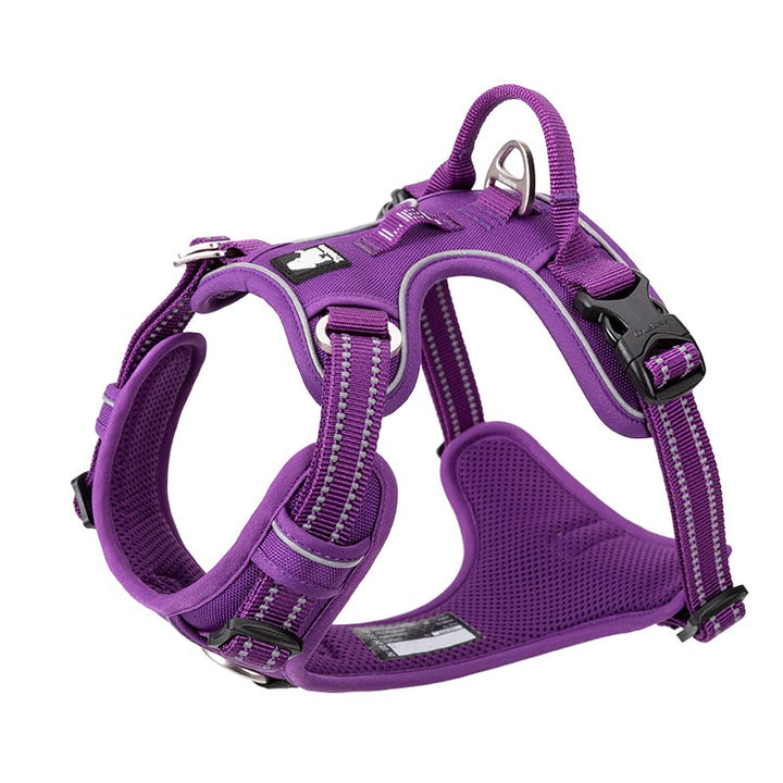 True Love No Pull Explosion Proof Dog Harness - Purple, XS-1831155633706110978