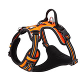 True Love No Pull Explosion Proof Dog Harness - Orange, S-1831155635497078786