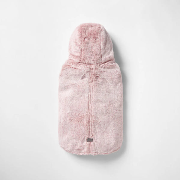 Snooza Faux Fur Hooded Coat - Pink, XS