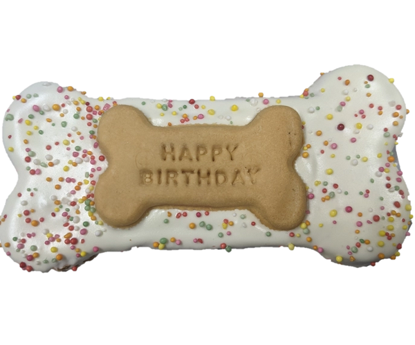 Huds & Toke Birthday Bone Cookie Treat - Blue