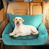 PaWz Pet Car Booster Seat Dog Protector L Green Large-1843791347140661255