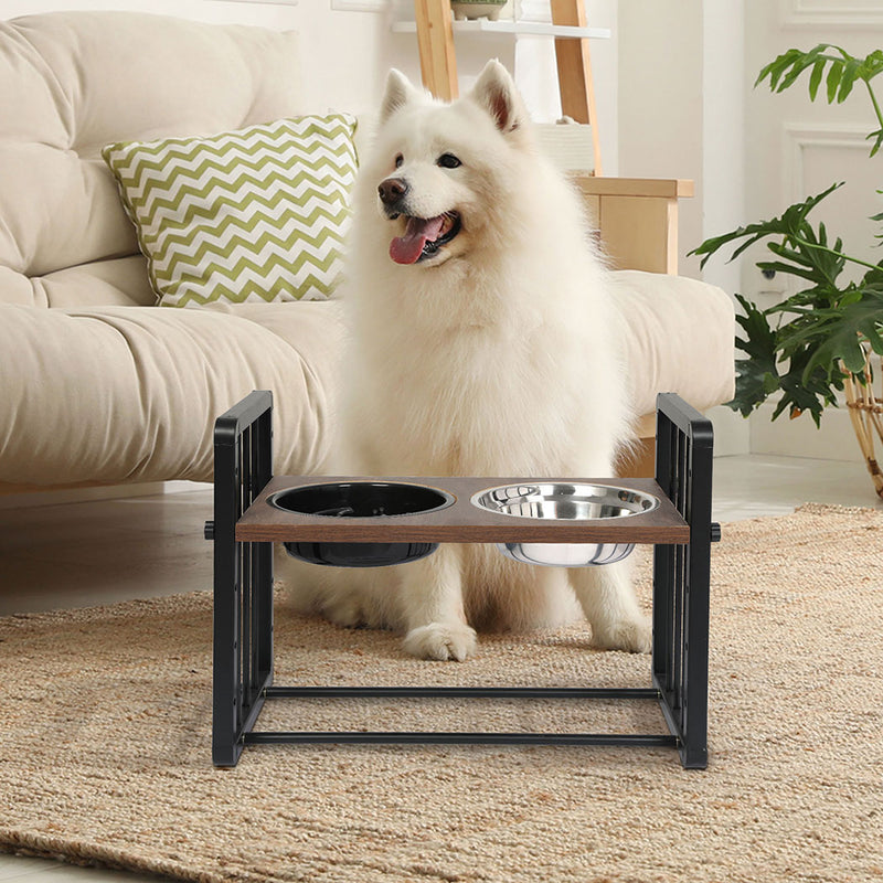 PaWz Adjustable Height Pet Feeder Elevated L Large-1831593122463879174