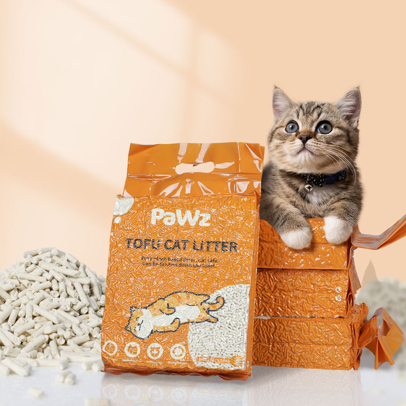 PaWz 2.5kg Tofu Cat Litter Clumping Natural-1848848522309406726