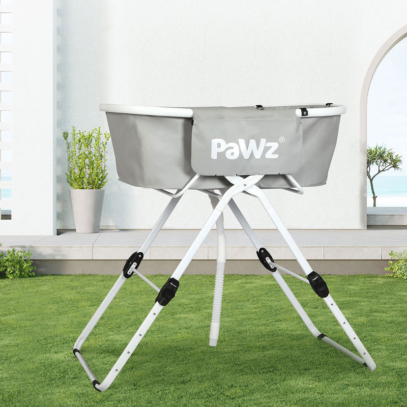 PaWz Pet Bathtub Adjustable Height Folding-1831592575782490118