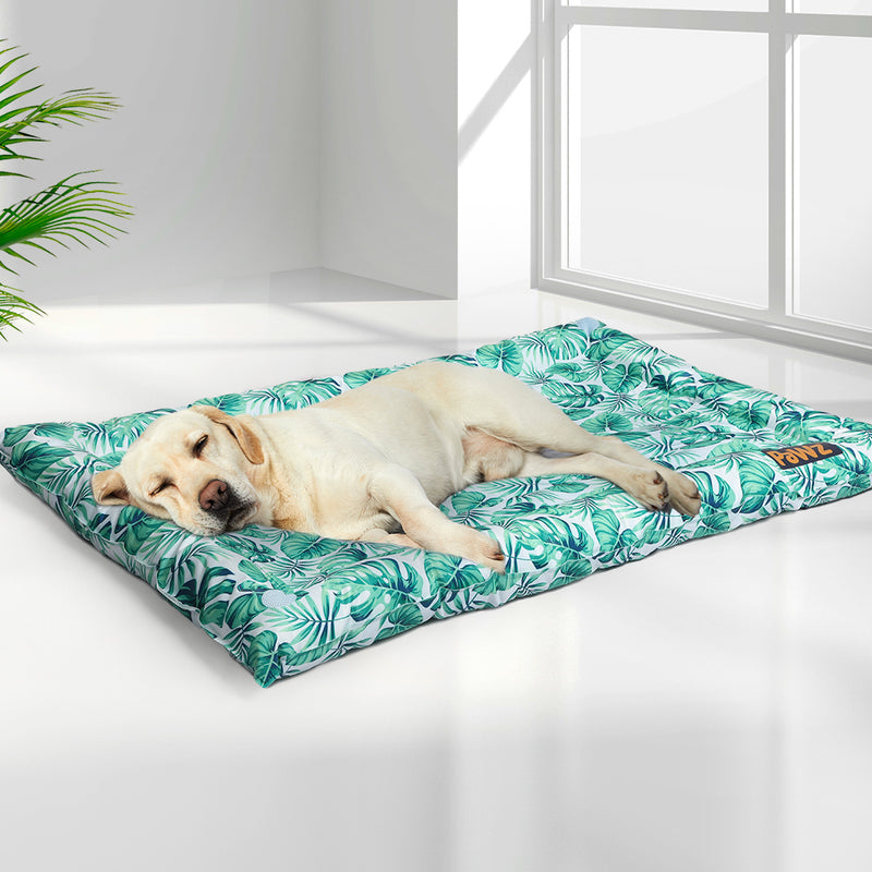 PaWz Pet Cool Gel Mat Cat Bed Dog Bolster M Medium-1848848514839351302