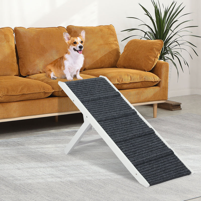 PaWz Adjustable Dog Ramp Height Stair White-1831593091988066310