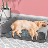 PaWz Pet Bed Sofa Dog Bedding Soft Warm L Grey Large-1843791330631880710