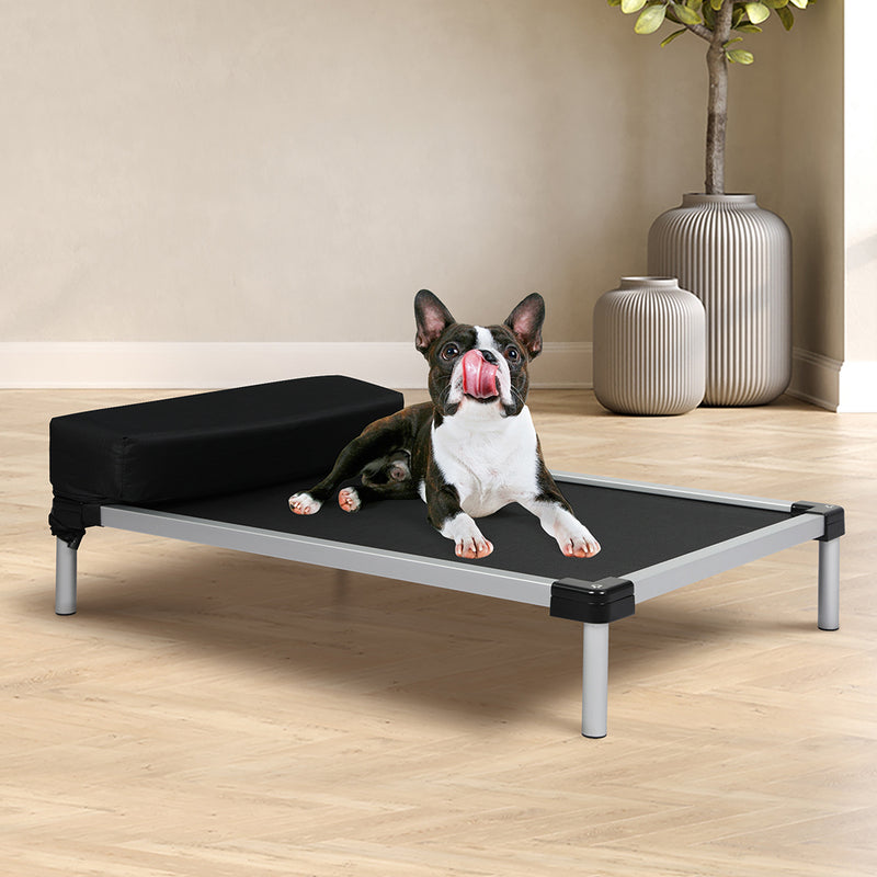 PaWz Pet Trampoline Aluminium Frame M Black Medium-1853958501383147526