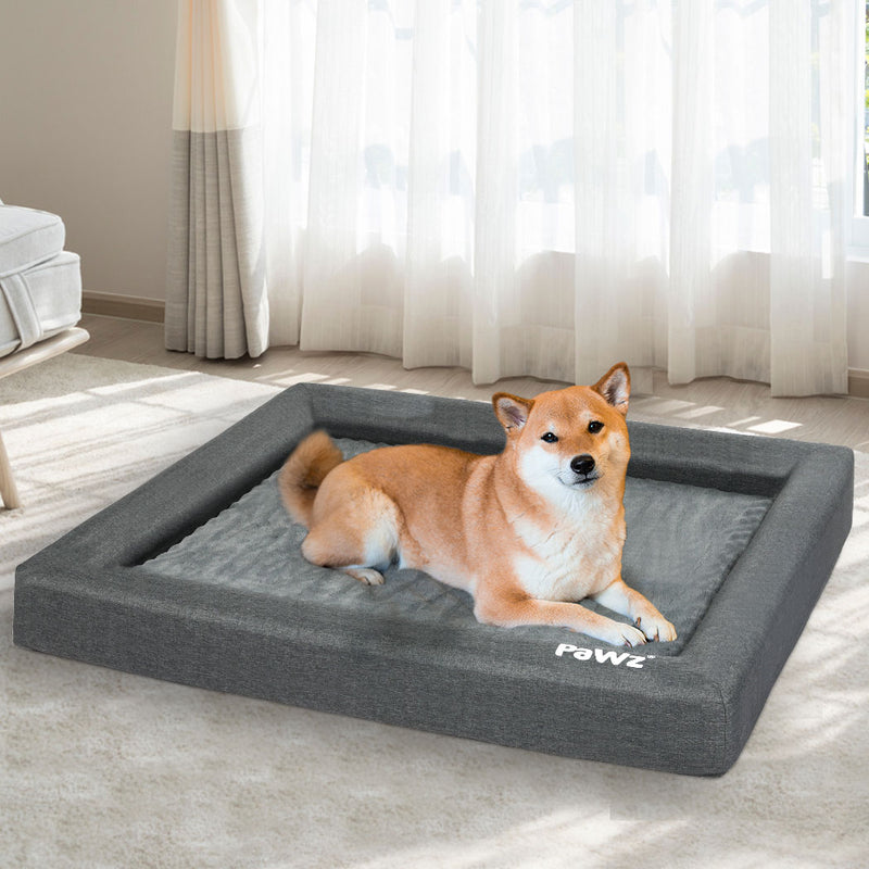 PaWz Memory Foam Pet Bed Calming Dog L Large-1843791349078429702