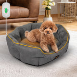 PaWz Electric Pet Heater Bed Heated M Grey Medium-1831593128797278214