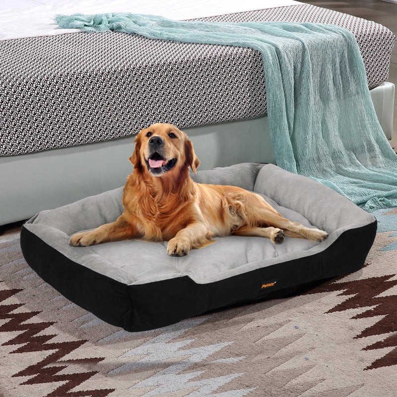 PaWz Pet Bed Dog Beds Bedding Mattress XL Black X-Large-1853958478113148935