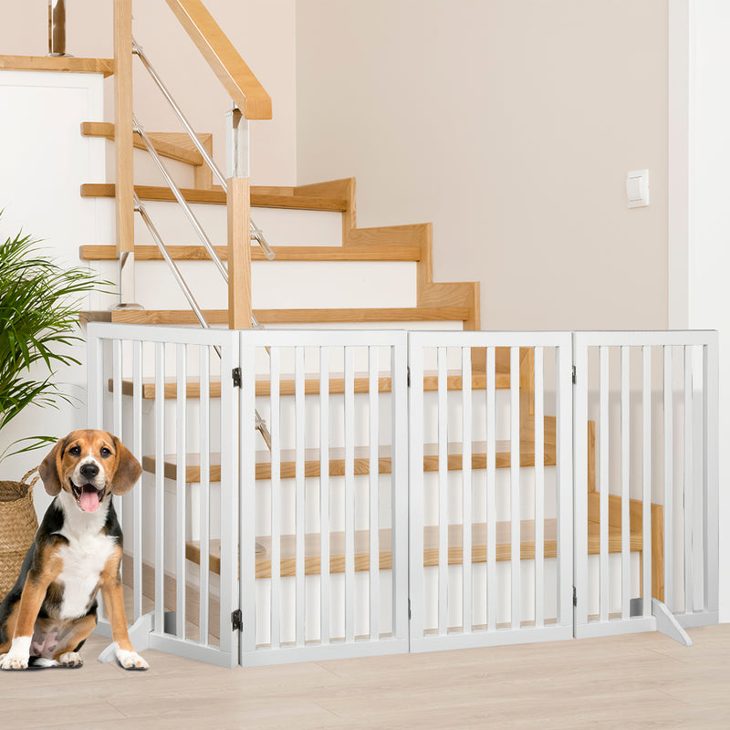 PaWz Wooden Pet Gate Dog Fence Safety White 800x 3MM-1853958487059599367