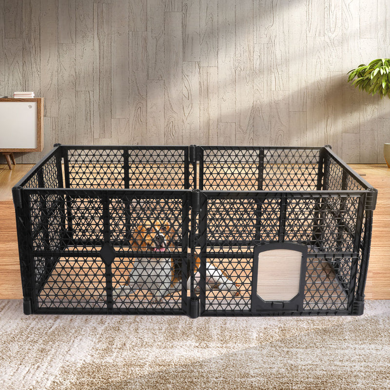 PaWz Pet Playpen Folding Dog Plastic M Medium-1843791337825112071