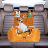 PaWz Pet Car Seat Travel Safety Carrier Orange-1843791349799849990