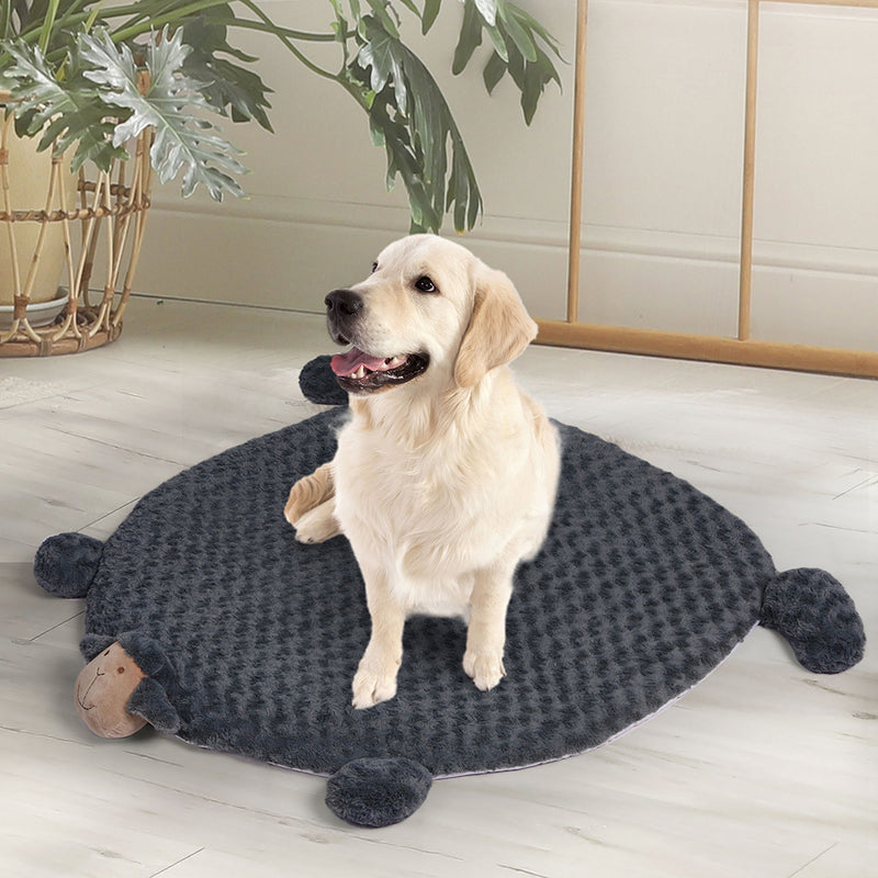 PaWz Pet Bed Cat Calming Beds Dog Squeaky L Charcoal Large-1831592969204011015