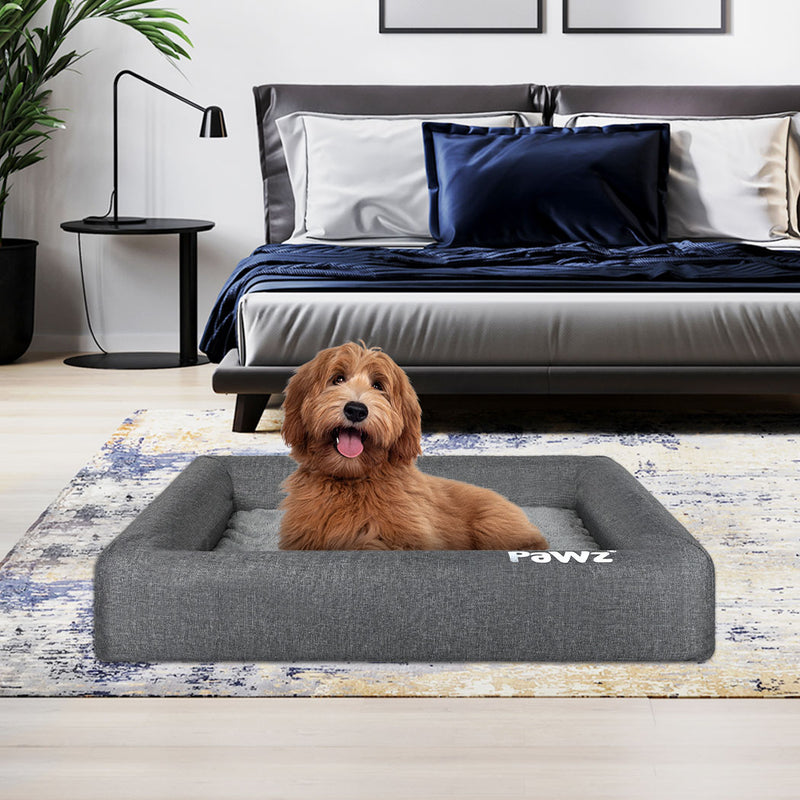 PaWz Memory Foam Pet Bed Calming Dog M Medium-1843791349221036039