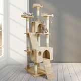 PaWz 184cm Cat Trees Scratching Post Beige-1831593107041423367