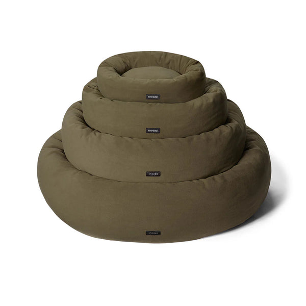 Snooza Self-Warming Polar Fleece Cuddler, Olive - Small