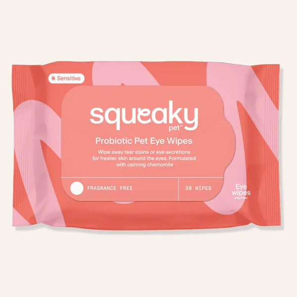 Squeaky Probiotic Pet Eye Wipes