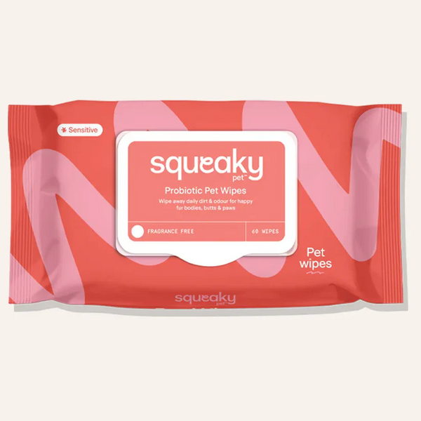 Squeaky Sensitive Probiotic Pet Wipes