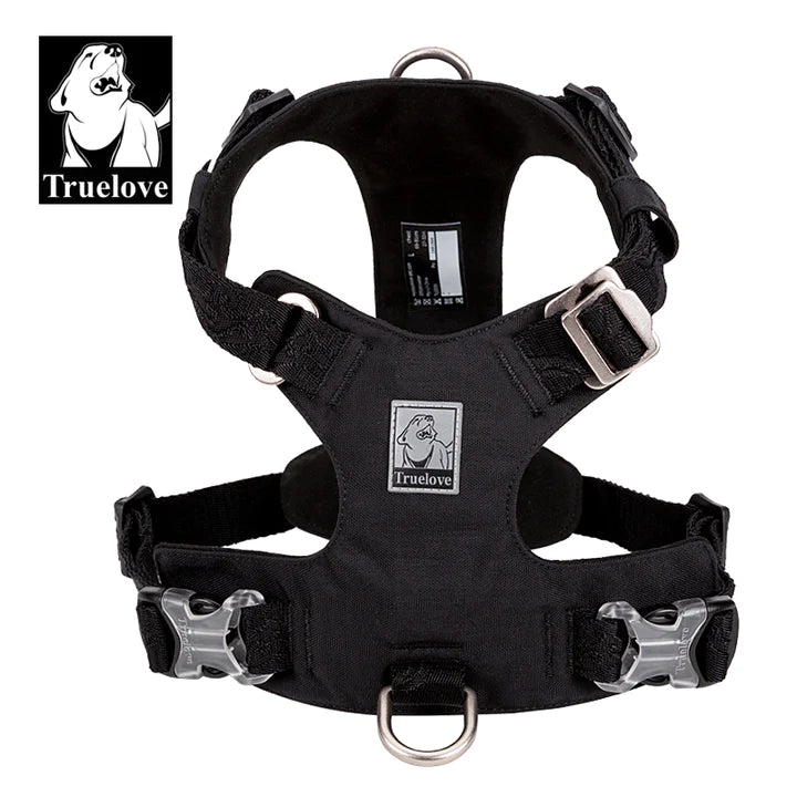 True Love Lightweight Dog Harness - Black, XL