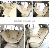 Ondoing Detachable Pet Car Seat Cover - Coffee