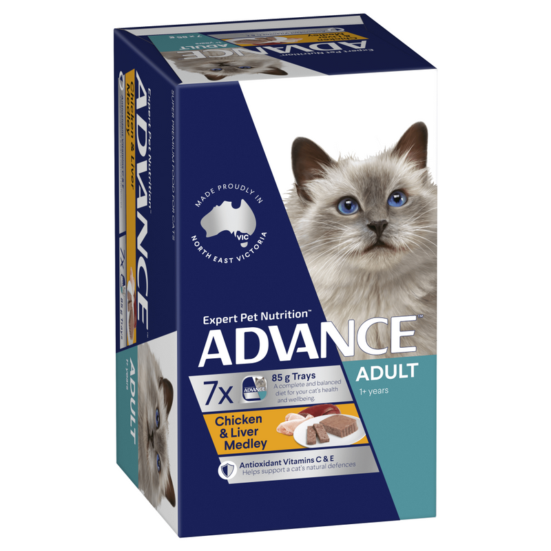 Advance Adult Cat Wet Food - Chicken & Liver Medley