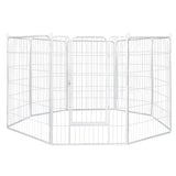 PaWz 8 Panel 40'' Pet Playpen - White