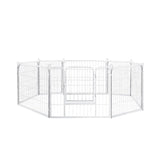 PaWz 8 Panel 24'' Pet Playpen - White