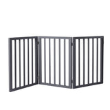 Wooden Pet Gate Dog Fence Retractable Grey 2000x 3MM-1853958486635974656