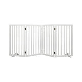 PaWz Wooden Pet Gate Dog Fence Safety White 800x 3MM-1853958487059599360