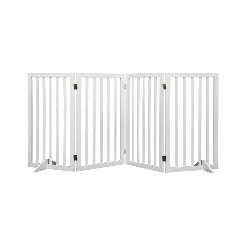 PaWz Wooden Pet Gate Dog Fence Safety White 800x 3MM-1853958487059599360