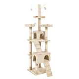 PaWz Cat Tree Scratching Post Scratcher Beige-1831592640127307776